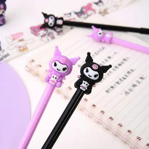 Plumas Kawaii Kuromi Boligrafo Kuromi Novedad Regalo Niños