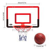 Placa De Basquete Com Porta Suspensa Transparente B, Cesta S