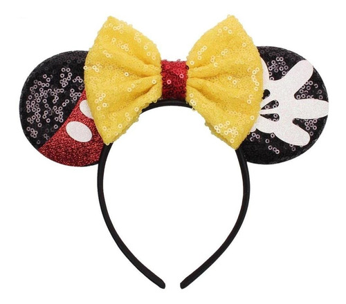 Cintillo Orejas Mickey Disney Diadema Disfraz Cumpleaños