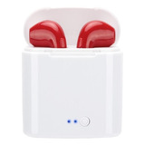 Audífonos In-ear Inalámbricos I7s Tws Rojo