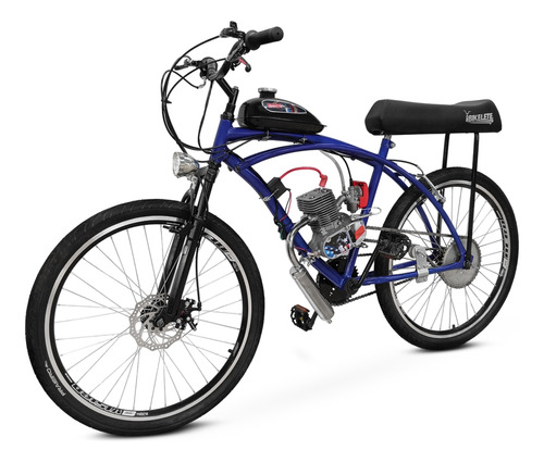 Bicicleta Motorizada Moskito 100cc Caiçara Banco Moby+farol