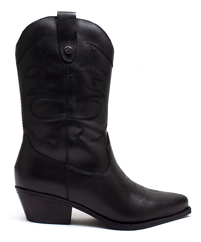 Bota Feminina Bottero Western Cowboy Confortável Moda 346301