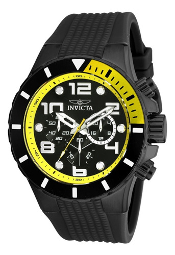 Reloj Invicta Pro Diver Original De Caballero Negro