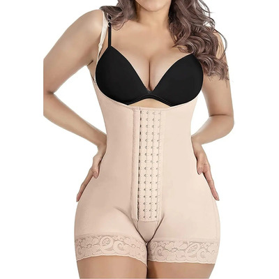 Fajas Reductoras Postparto Para Mujer Colombiana Color Caqui Talla L | Meses sin interés
