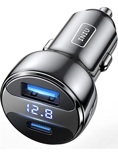 Iniu Usb C Car Charger, 66w Total [usb C+usb A] Car Charger