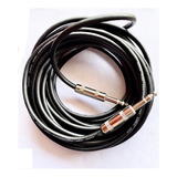 Cable De Audio Plug 6.3 Trs A Trs De 10 Metros