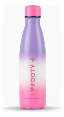 Botella Termica De Acero 500ml Footy Varios Sharif Express Color Violeta Blanco Fucsia