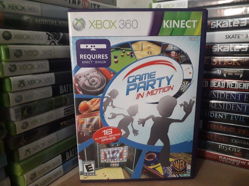 Jogo Kinect Game Party In Motion Xbox 360 Original Mídia