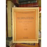 Rubinstein: Seis Estudios P/ Piano Op. 23. Ricordi Partitura