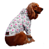 Ropa Para Mascotas-saco-buzo-hoodie-estampado-talla L