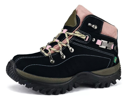 Bota Adventure Feminina Para Caminhada Dia A Dia Confortável