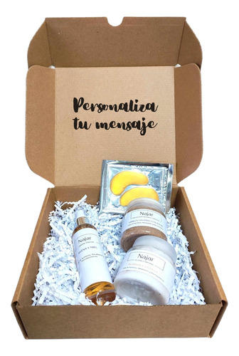 Caja De Regalos Personalizados Para Mujer Exfoliante Kit Spa