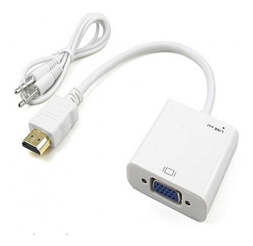 Conversor Hdmi A Vga C/audio Full Hd Pureosnic