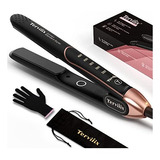 Terviiix Plancha De Cabello Professional 450 ° F, Plancha Color Negro