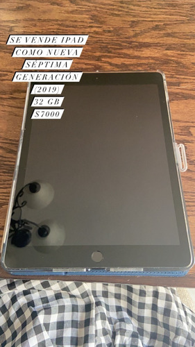 iPad  7th Generation 2019 32gb Space Gray +  Funda