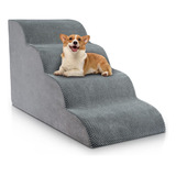 Chic Threads Escaleras Para Perros Para Camas Altas, Escalon