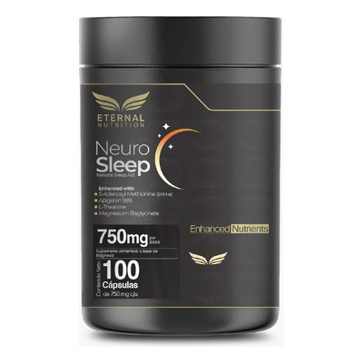 NEUROSLEEP STACK 100 capsulas (750mg por porcion) Bisglicinato de Magnesio, Teanina, Apigenina y SAM-e Eternal Nutrition | Meses sin interés