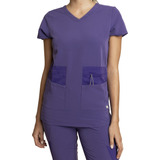 Polera Mujer Scorpi Advance Morado - Uniformes Clínicos