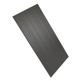 Panel Decorativo Ranurado Plata Oscuro
