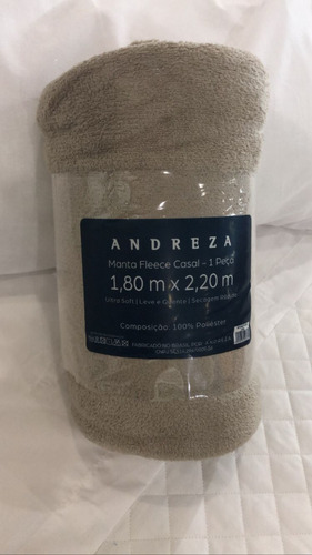 Cobertor Manta Fleece Soft Casal Microfibra Anti Alérgico