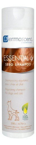 Shampoo Essential 6 Sebo 200 Ml Perro Gato Caspa, Mal Olor