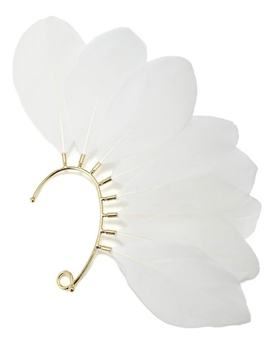  Gogngtr Show Costume Feather Ear Cuff, Para Mulheres, Penas