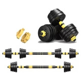 Kit Halteres Fitness 30kg Com Barra Central - Beel Pro Fg