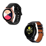 Combo Correa Deportiva De Lujo + Correa De Piel Premium Para Samsung Galaxy Watch Active