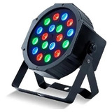 Refletor Strobo Dmx Canhão 18 Led Par Rgb Digital789-9