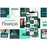 Pack Template Sofisticado Consultoria Financeira Finanças