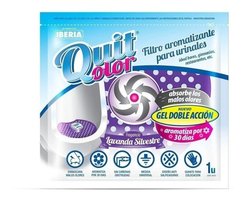 Filtro Desodorante Para Urinales Mingitorios Iberia Higienic