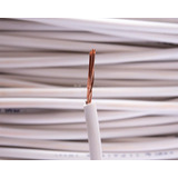 Cable Flexible Automotriz Calibre 16 Blanco Rollo 100 Metros