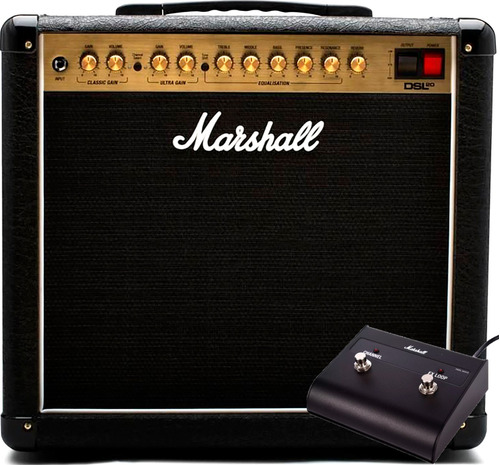 Amplificador Marshall Dsl20cr Guitarra Valvulado Reverb 220v