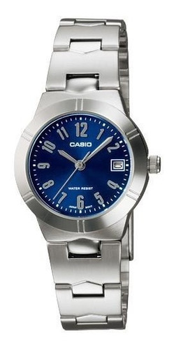 Reloj Casio De Dama Modelo Ltp 1241 Caratula Azul Marino