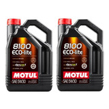 Aceite Motul 8100 Eco Lite 5w30 X8 Litros Gm Dexos1