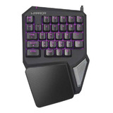 Teclado Gamer One Hand Com Led Drugi Tc238 Warrior