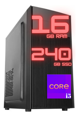 Computador Cpu Core I5 3470 + Ssd 240gb 16gb Memória Ram