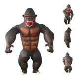 Disfraz Inflable Gorila + Inflador King Kong Mono
