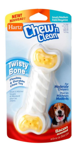 Hueso Chew'n Clean Twisty Bone Hartz Pequeño/mediano