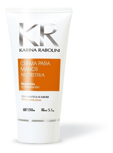 Karina Rabolini Crema Manos Nutritiva E Hidratación 150ml