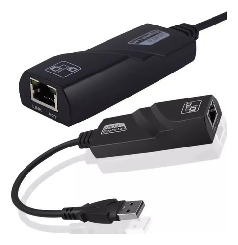 Adaptador Usb Ethernet 3.0 Gigabit 10/100/1000 Pc Notebook