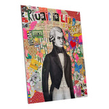 Cartel Chapa Decorativo Amadeus Mozart A4