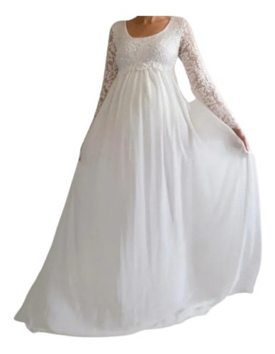 Vestido De Noiva, Renda, Chiffom, Festa, Casamento, Gestante