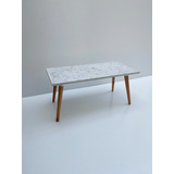 Mesa Ratona Moderna Mdf Carrara 90cm X 45cm