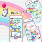 Unicornios - Video Invitación De Cumpleaños!