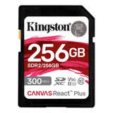 Tarjeta Memoria Sd Kingston Canvas React Plus 256gb /v