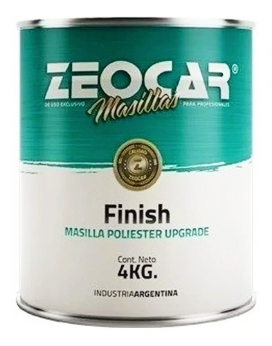 Zeocar  Poliester - 4kg-finish Auto