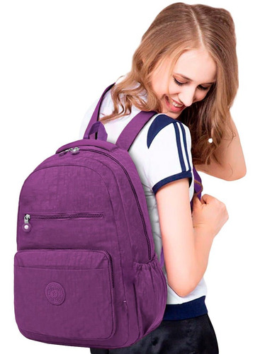 Mochila Feminina Bolsa Barata Média Luxo Espaçosa Escolar