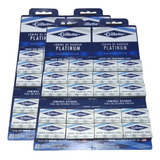 200 Lâminas De Barbear Gillette Platinum Gilete Super Aço 