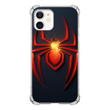 Capa Capinha Anti Shock Homem Aranha Símbolo Aranha Vermelha